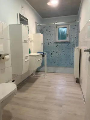 Ein Badezimmer in der Unterkunft Ferienwohnung Hochwaldblick 5