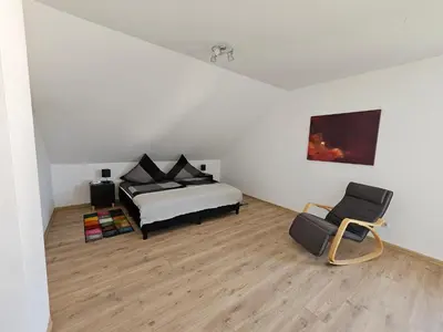 Ein Sitzbereich in der Unterkunft Haus des Schneiders