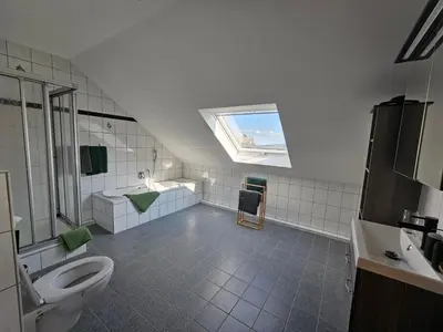 Ein Badezimmer in der Unterkunft Haus des Schneiders