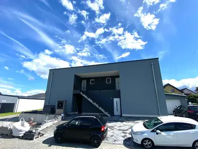 Das Gebäude in dem sich die Ferienwohnung befindet