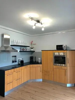 Küche/Küchenzeile in der Unterkunft Naturnahe Wohnung in Zettingen B