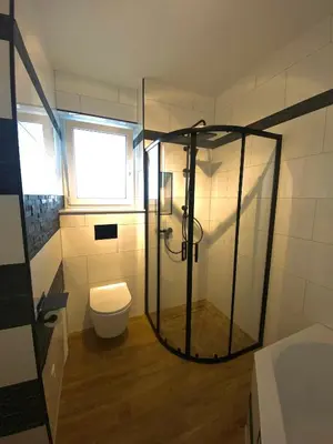Ein Badezimmer in der Unterkunft Naturnahe Wohnung in Zettingen B
