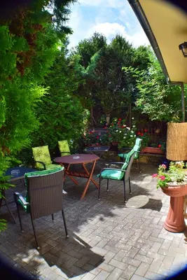 Ein Garten an der Unterkunft Ferienwohnung Luna