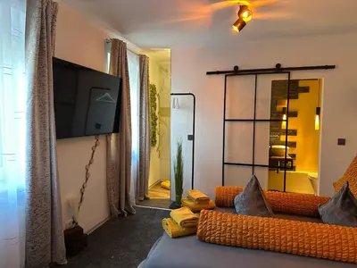 TV/Unterhaltungsangebot in der Unterkunft Ada&Cris Apartament