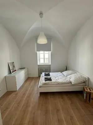 Ein Bett oder Betten in einem Zimmer der Unterkunft Appartment in Winningen