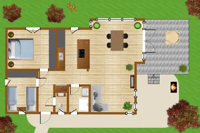 Grundriss der Unterkunft Chalet Bachwies I Terrasse I Seeblick I Wandern