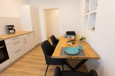 Küche/Küchenzeile in der Unterkunft Kichinger Hof 37