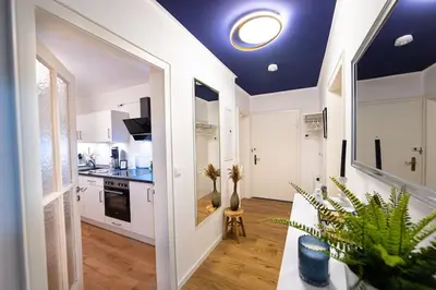 Küche/Küchenzeile in der Unterkunft Charmante Wohnung in Koblenzer Innenstadt
