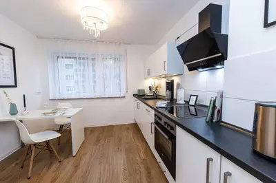 Küche/Küchenzeile in der Unterkunft Charmante Wohnung in Koblenzer Innenstadt