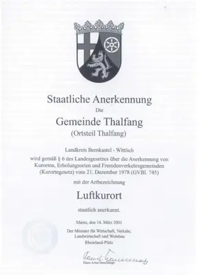 Ein Zertifikat, Auszeichnung, Logo oder anderes Dokument, das in der Unterkunft Ferienwohnung - alle Kosten inklusive! Bettwäsche, Handtücher, Internet ausgestellt ist