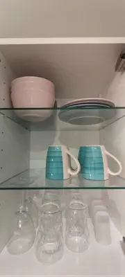 Küche/Küchenzeile in der Unterkunft Ferienwohnung - alle Kosten inklusive! Bettwäsche, Handtücher, Internet