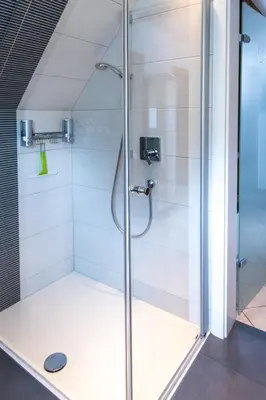 Ein Badezimmer in der Unterkunft Zum Blauglockenbaum