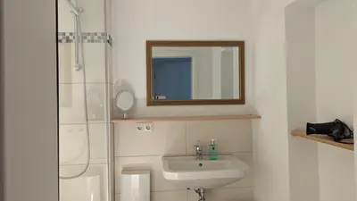 Ein Badezimmer in der Unterkunft Rheinsteig-Ferienwohnungen 5 Apartments