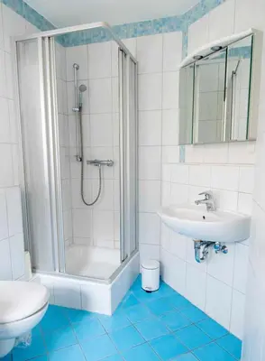 Ein Badezimmer in der Unterkunft Fernan's Ferienwohnung