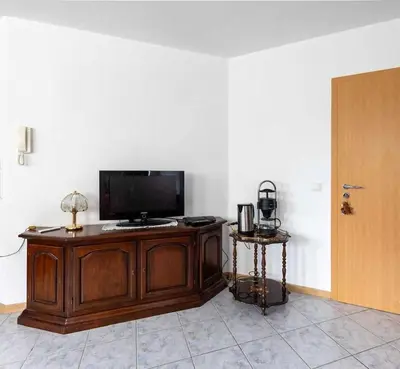 TV/Unterhaltungsangebot in der Unterkunft Fernan's Ferienwohnung