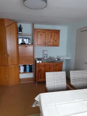 Küche/Küchenzeile in der Unterkunft Haus am Hügel