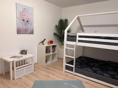 Ein Bett oder Betten in einem Zimmer der Unterkunft Casa di Licata, Ferienwohnung