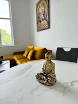 Ein Sitzbereich in der Unterkunft Luxuswohnung im Stadtzentrum