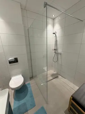 Ein Badezimmer in der Unterkunft Luxuswohnung im Stadtzentrum