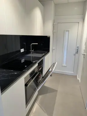 Küche/Küchenzeile in der Unterkunft Luxuswohnung im Stadtzentrum