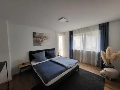 Ein Bett oder Betten in einem Zimmer der Unterkunft Moselluft1