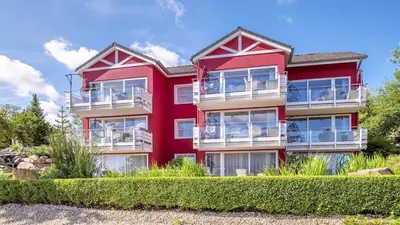 Das Gebäude in dem sich die Ferienwohnung befindet