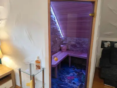 Ein Bett oder Betten in einem Zimmer der Unterkunft Ferienwohnung Daun