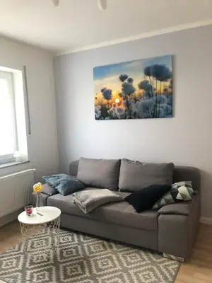 Ein Sitzbereich in der Unterkunft Apartment Bad Breisig
