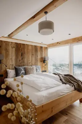 Ein Bett oder Betten in einem Zimmer der Unterkunft MoseLay Ferienwohnung Appartement