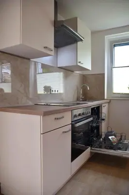 Küche/Küchenzeile in der Unterkunft Wohnung mit Wohlfühlcharakter