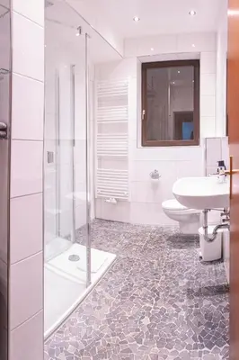 Ein Badezimmer in der Unterkunft Fewo Thielke Fewo 2 Weinkeller