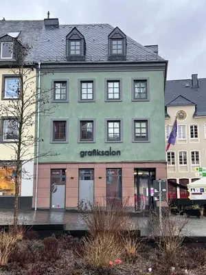 Das Gebäude in dem sich die Ferienwohnung befindet