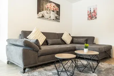 Ein Sitzbereich in der Unterkunft EifelComfort Traumhafte Ferienwohnung für 6 Personen in zentraler Lage!
