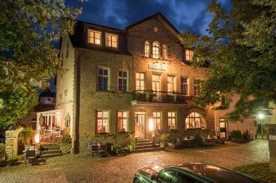 Das Gebäude in dem sich das Hotel befindet