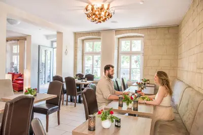 Gäste, die in der Unterkunft Landhotel am Wasserrad übernachten