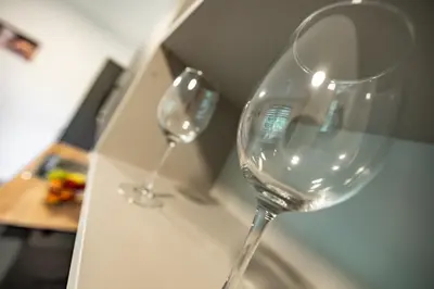 Getränke in der Unterkunft EifelComfort modernes Apartment in zentraler Lage