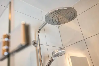 Ein Badezimmer in der Unterkunft EifelComfort modernes Apartment in zentraler Lage