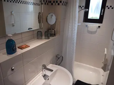Ein Badezimmer in der Unterkunft Ferienwohnung Susanna