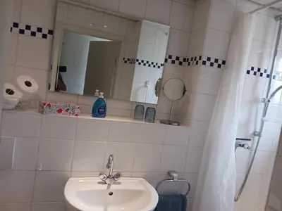 Ein Badezimmer in der Unterkunft Ferienwohnung Susanna