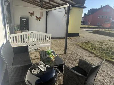 Das Gebäude in dem sich die Ferienwohnung befindet