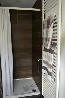 Ein Badezimmer in der Unterkunft Ferienwohnung im Sonnenberg