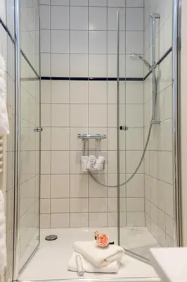 Ein Badezimmer in der Unterkunft Nostalgie-Nest mit Boxspringbett