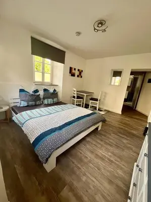 Ein Bett oder Betten in einem Zimmer der Unterkunft Fewo Michels