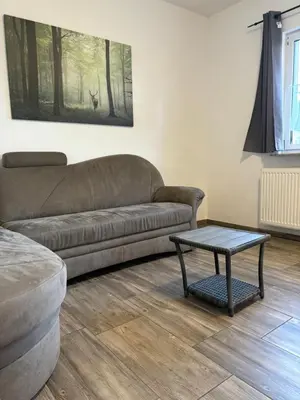 Ein Sitzbereich in der Unterkunft Haus Taunusblick