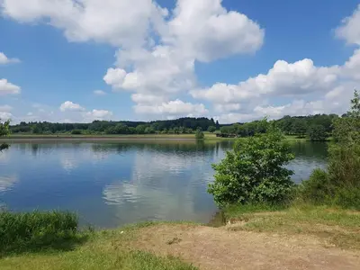 Naturlandschaft in der Nähe des Ferienhauses