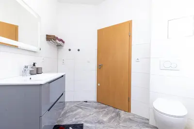 Ein Badezimmer in der Unterkunft NEU I Ferienwohnung Jasmin