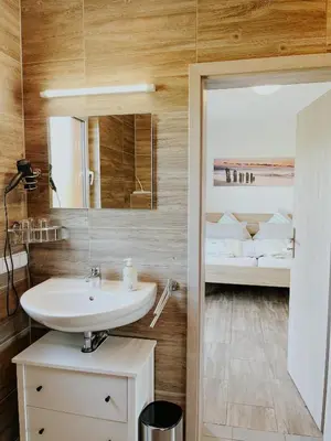 Ein Badezimmer in der Unterkunft Feriendorf Lahnsteiner Höhe