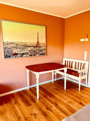 Ein Sitzbereich in der Unterkunft Casa Treveris II