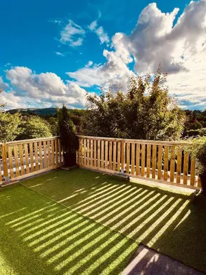 Ein Garten an der Unterkunft Casa Treveris II