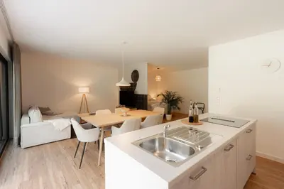 Küche/Küchenzeile in der Unterkunft Luxuriöse Wohnung an der Lahn